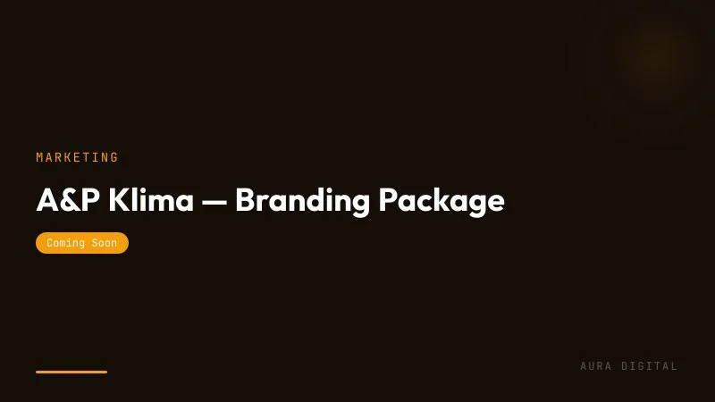 A&P Klima — Branding Package