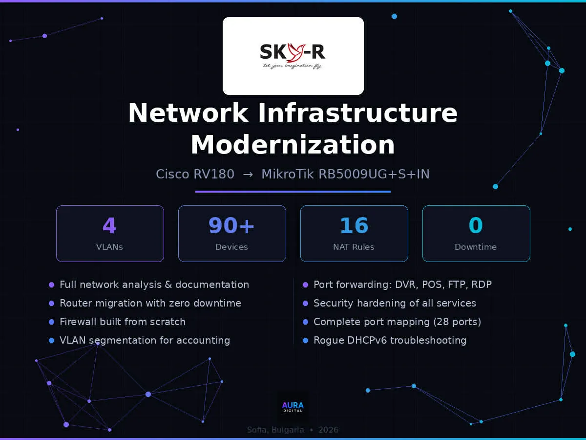 Sky-R Group — Корпоративна мрежа